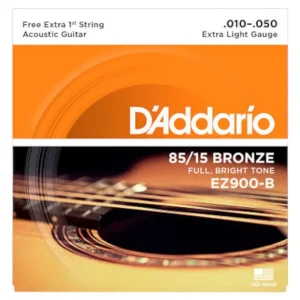 ENCORDOAMENTO VIOLÃO D'ADDARIO 010 BRONZE EZ900-B EXTRA LIGHT