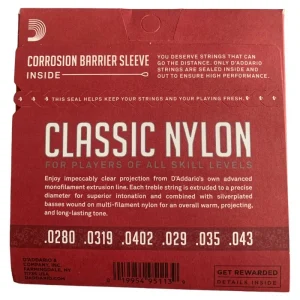ENCORDOAMENTO VIOLÃO D'ADDARÍO EJ27N NYLON