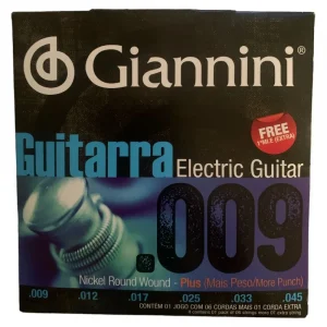 ENCORDOAMENTO GUITARRA 009 NICKEL ROUND WOUND
