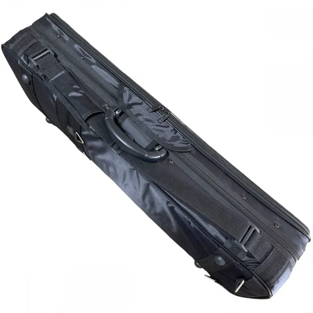 ESTOJO CASE VIOLINO RETANGULAR PRETO&ROXO D' VIOLIN - Imagem 3
