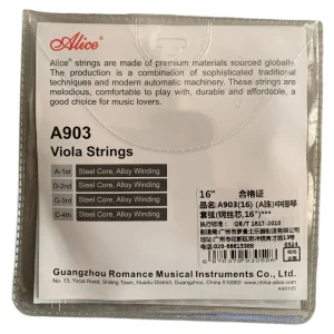 ENCORDOAMENTO VIOLA DE ARCO ALICE A-903
