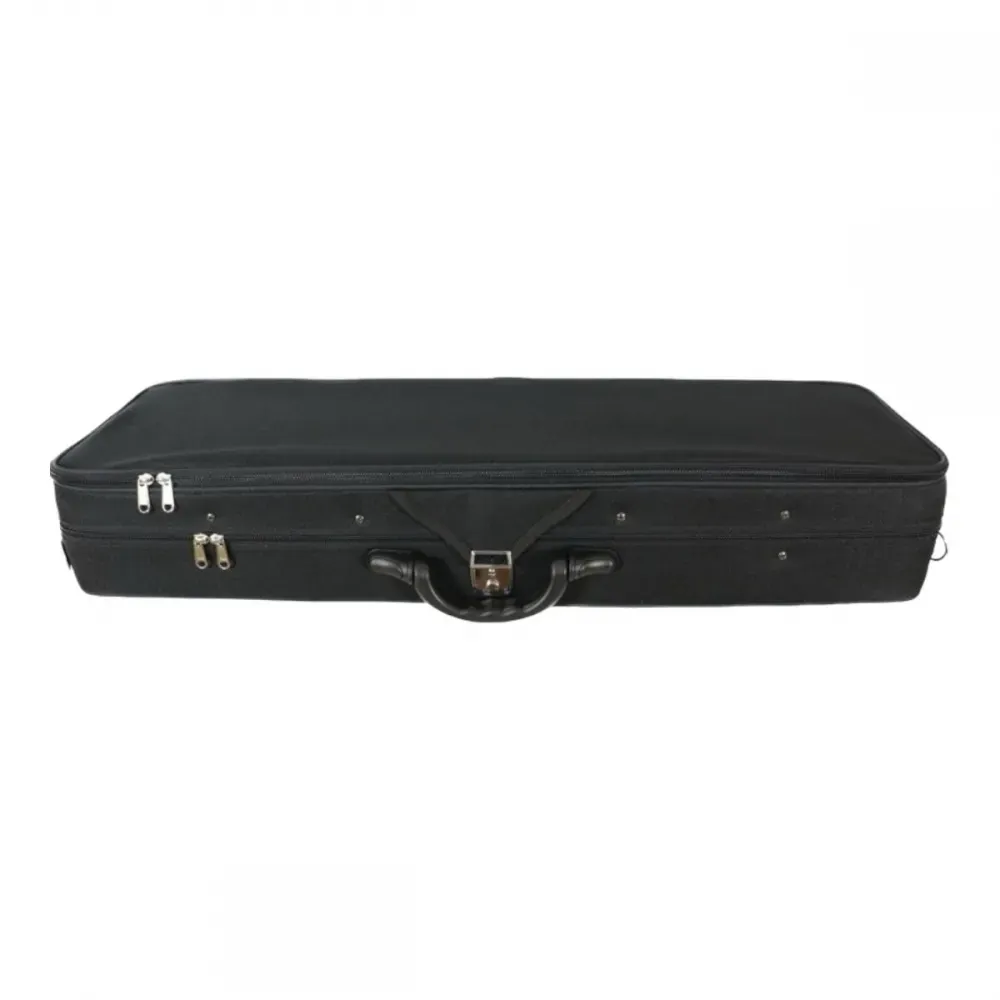 ESTOJO CASE VIOLINO RETANGULAR TÉRMICO BEGE&PRETO - Imagem 6