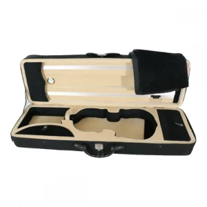 ESTOJO CASE VIOLINO RETANGULAR TÉRMICO BEGE&PRETO