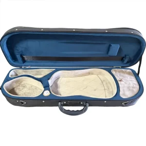 ESTOJO CASE VIOLINO MEIA LUA AZUL&CREME D'TARCIZ