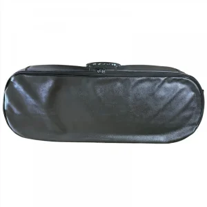 ESTOJO CASE VIOLA DE ARCO RETANGULAR AMERICANO CINZA & PRETO D'TARCIZ