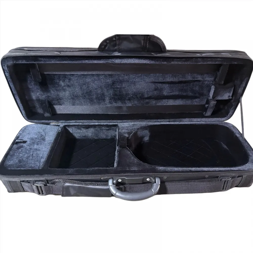 ESTOJO CASE VIOLINO RETANGULAR PRETO&PRETO D' VIOLIN - Imagem 2