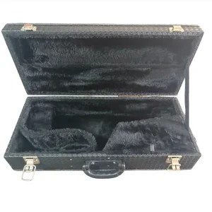 ESTOJO CASE PARA SAXOFONE ALTO PRETO TRANÇADO