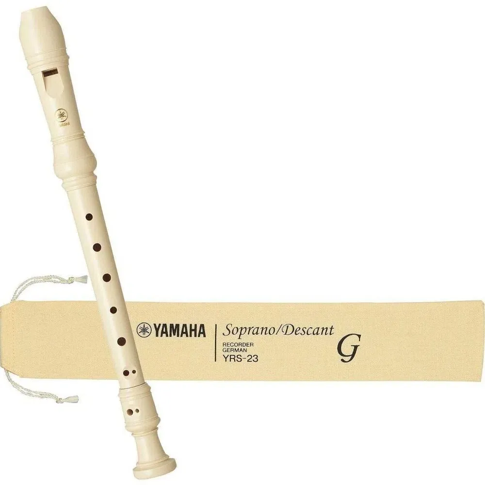 FLAUTA DOCE SOPRANO YAMAHA YRS-23 G GERMÂNICA