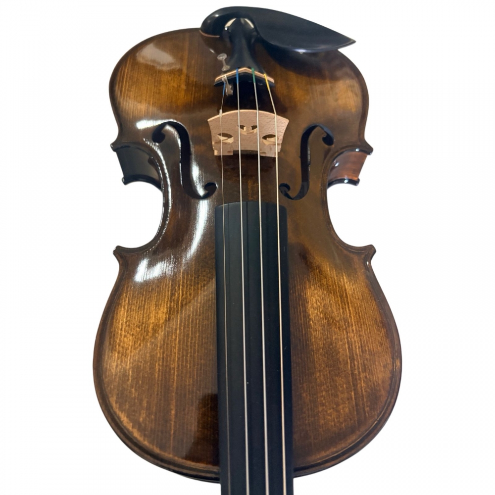 VIOLINO 4/4 ROLIM JA MASTER IMPORTADO ENVELHECIDO MANCHADO - Imagem 5
