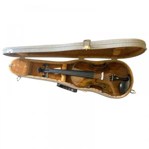 VIOLINO 4/4 ROLIM ORQUESTRA ENVELHECIDO KIT EM ÉBANO